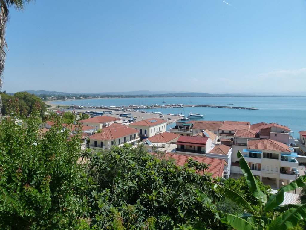 This was the view of the harbour from a small B & B where they sold olive oil and fruit and vegetables.