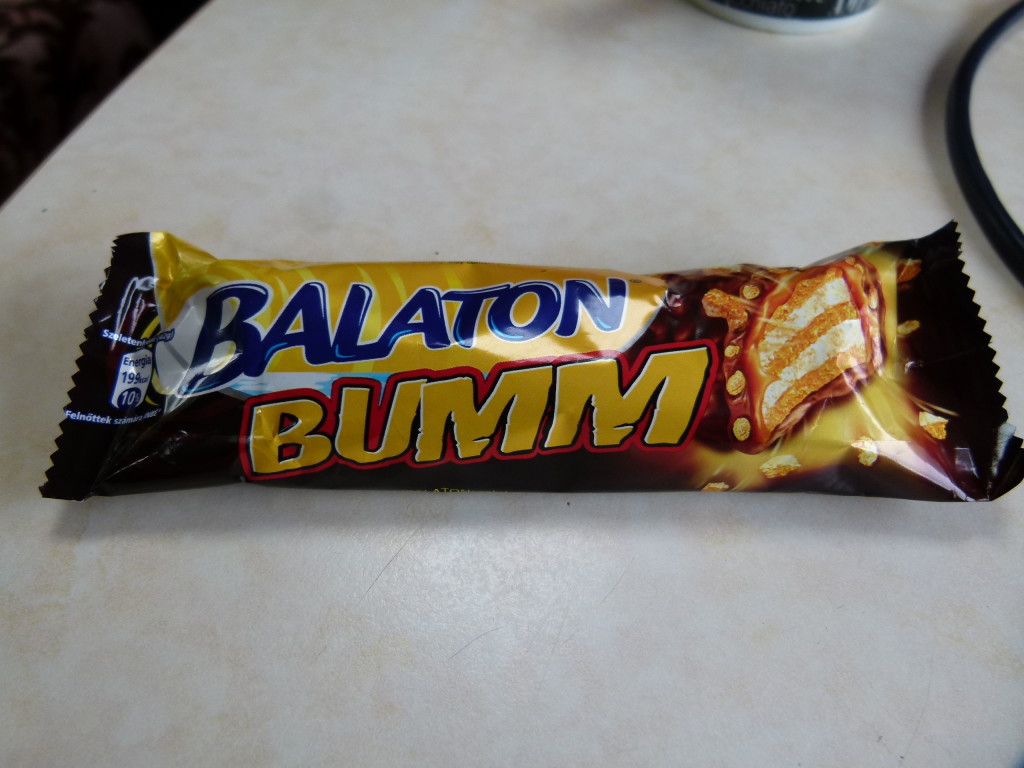 Ewout's choice of choc bar. thinks the name is funny!!