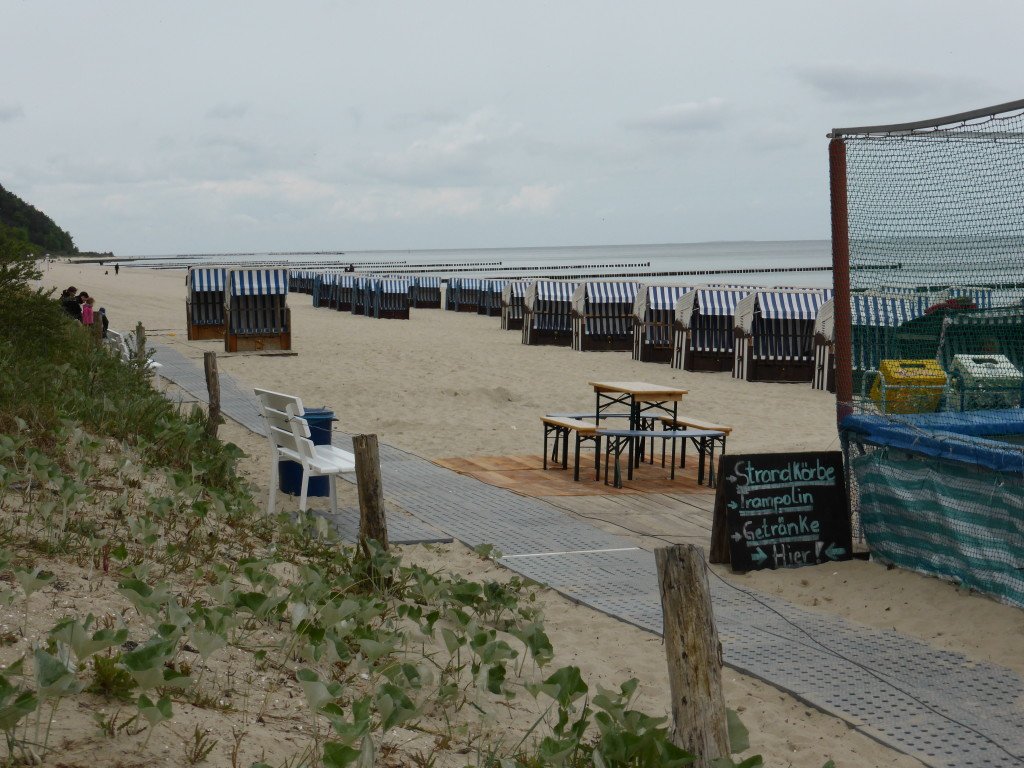 Beachside just before the Polish border. Quite now but in a few months it will be full of tourists jostling for a good spot.