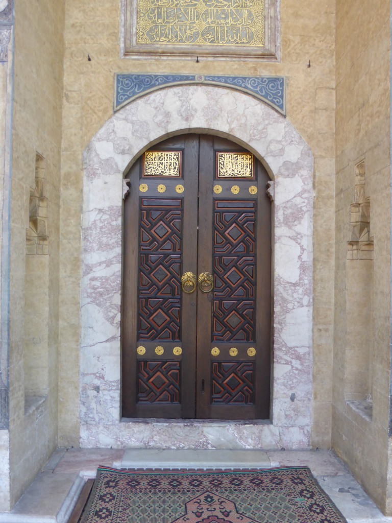 Our door photo for this blog dedicated to Robyn Garrett [to  whom all our door photos will be dedicated to!!] This is the entrance to a mosque in the old town.