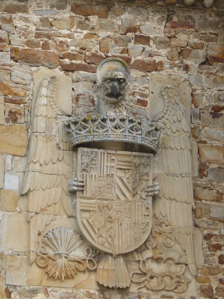 This is on the Monastery building. We thought the eagle reminded us of the bald eagle from the muppets