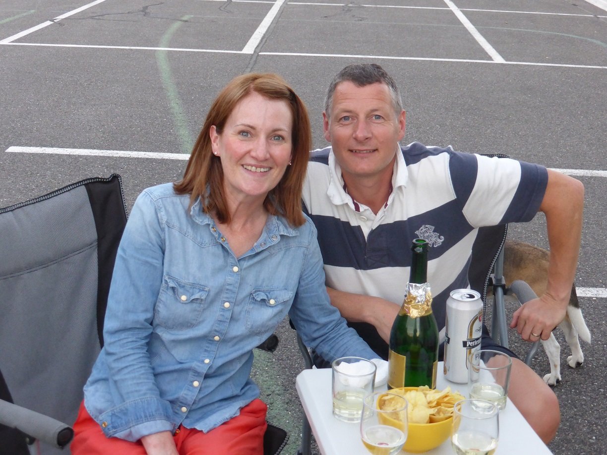 Paul and Emma are a British couple who we met in Lichtenstein. It was there wedding anniversary and we spent the evening together in a car park of the sports center. How romantic!!