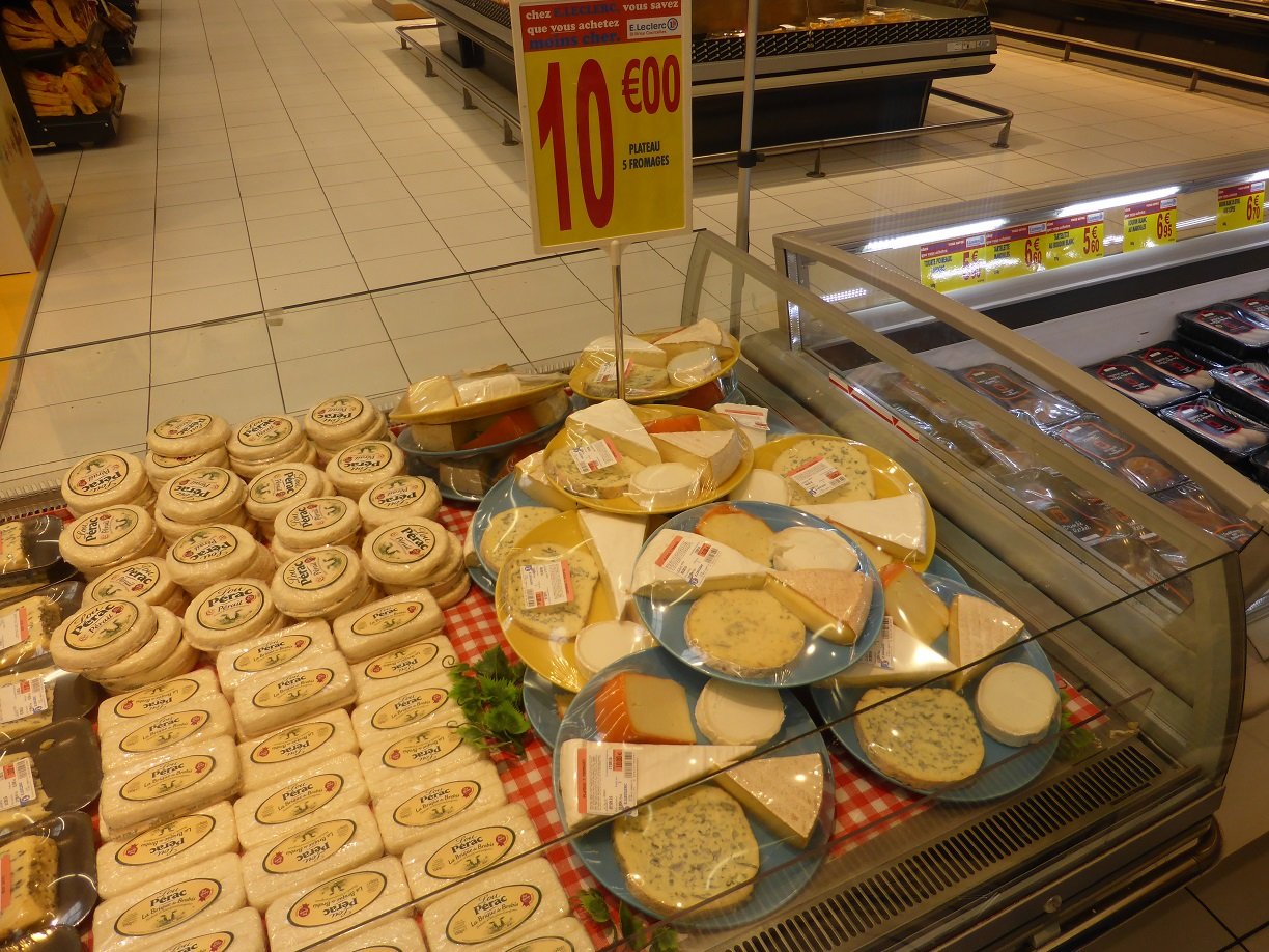 Cheese platter comes with 5 delicious cheeses and its own plate. Had to buy one good value at 10 euros or $15 Australian.