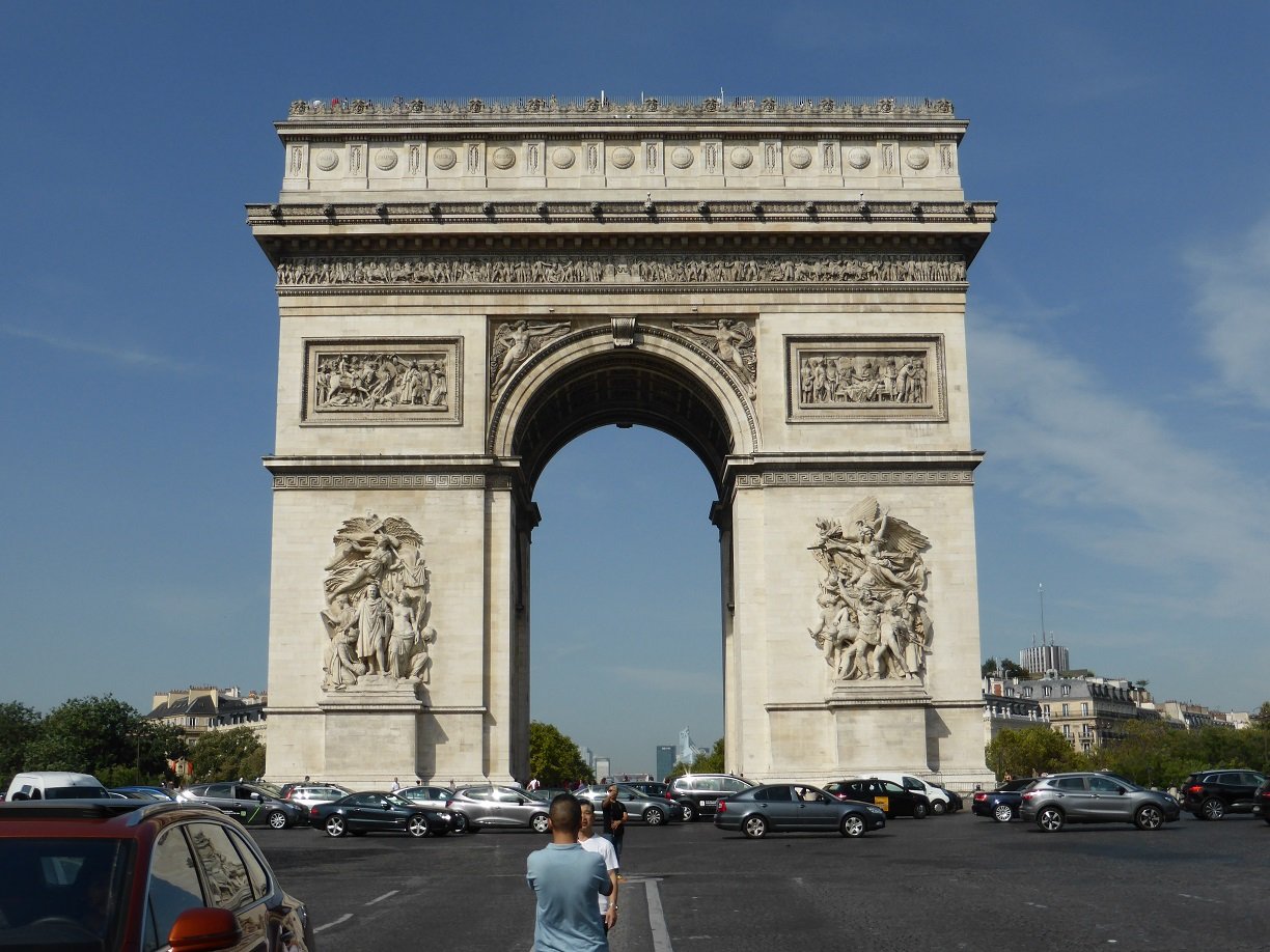 A massive monument on the craziest roundabout in the world. 12 roads converge on this roundabout. I enjoy watching the crazy traffic as well as seeing the monument