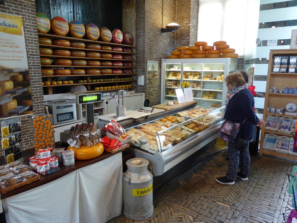 The tourist information office is in the old weigh house and of course there is another cheese shop inside.